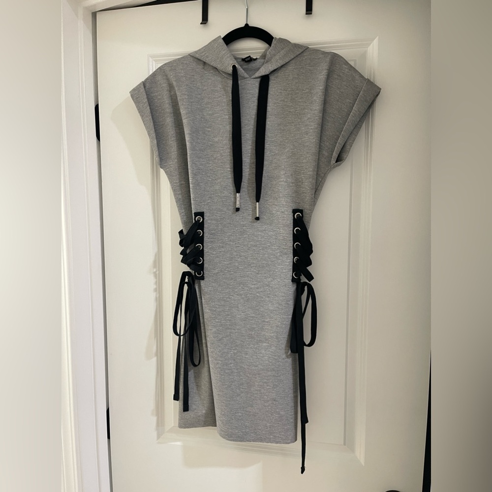 *MAKE OFFER* True Religion hooded mini dress size small